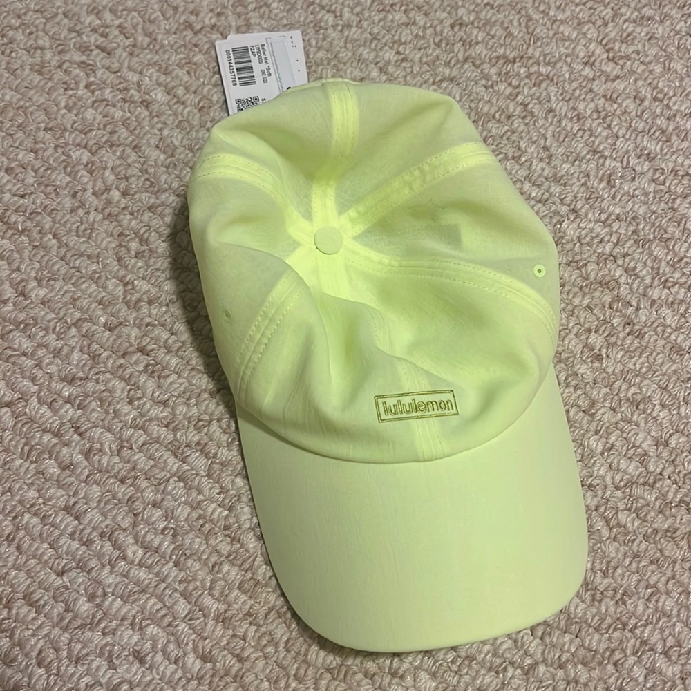 Bright yellow/green Lululemon Baller hat